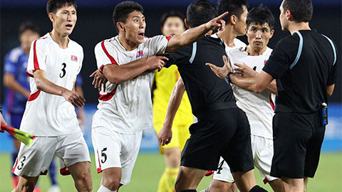 Nhật Bản khiếu nại, cầu thủ Triều Tiên liên quan có thể bị treo giò 10 trận